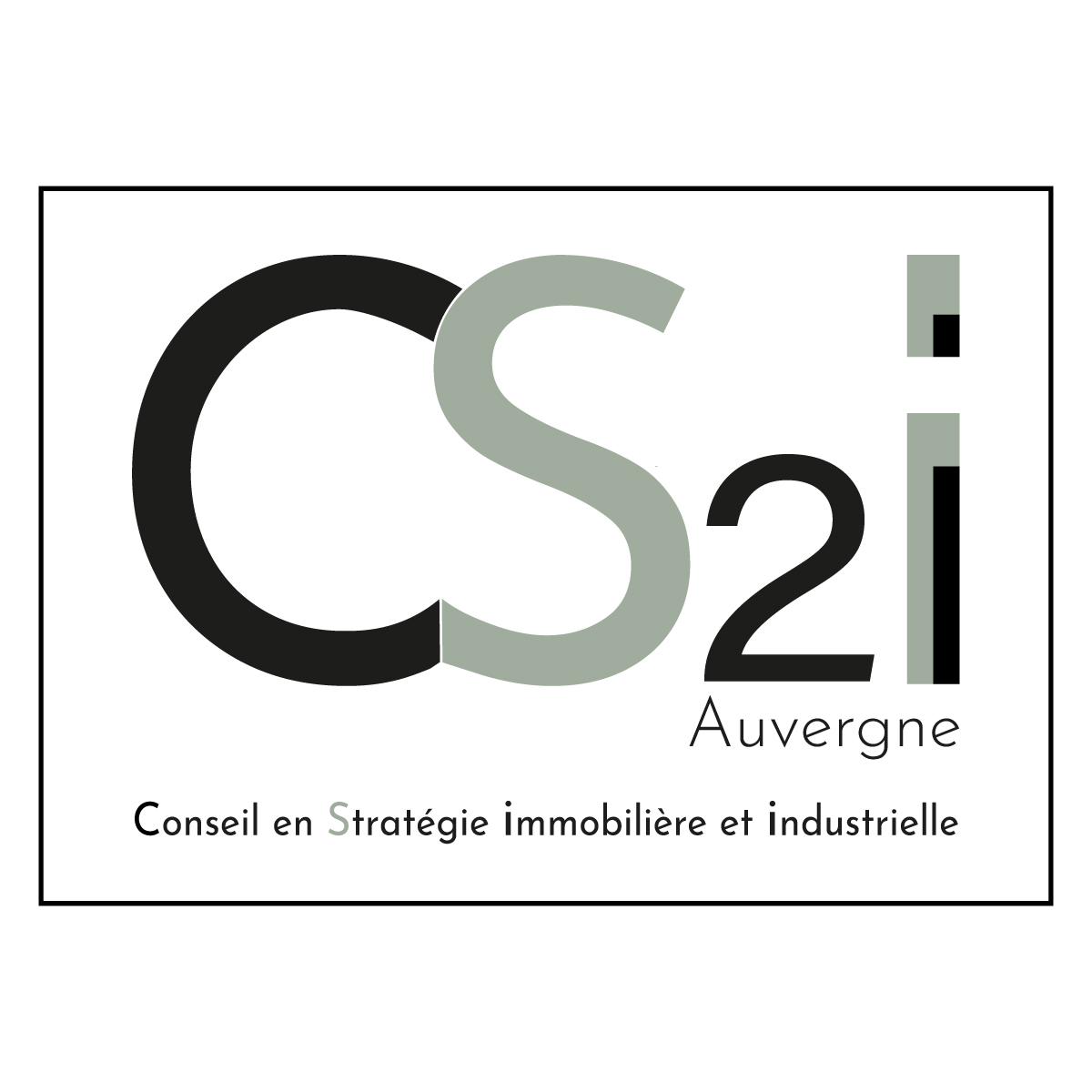 Logotype Agence CS2I conseil en stratégie immobilière et industrielle Auvergne