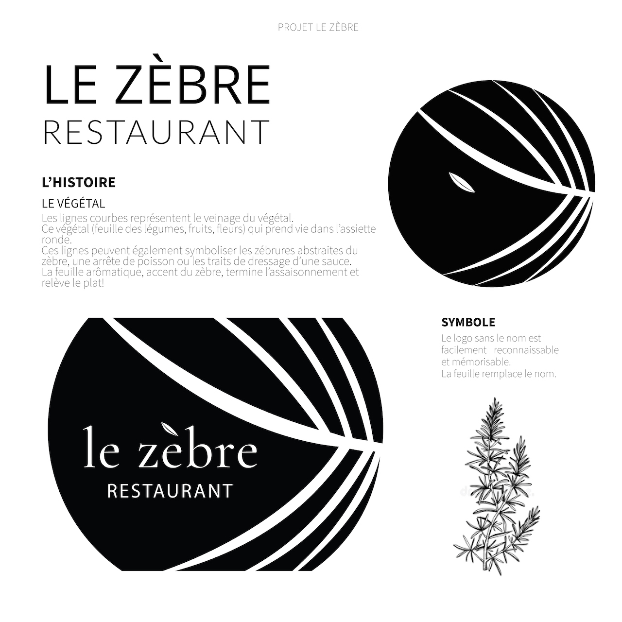 Logo restaurant le zèbre La Genette La Rochelle