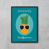 Affiche 30x40 nanas amoureux